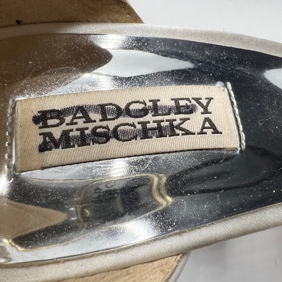 Anthropologie Badgley Mischka Felixa Ankle Strap Platform Heels Size 10 - Picture 12 of 13